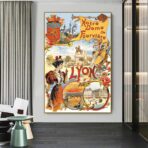 poster lione vintage 1