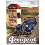 poster vintage peugeot 2
