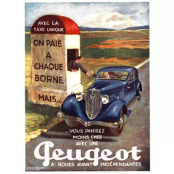poster vintage peugeot 2