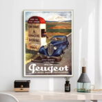 poster vintage peugeot 2