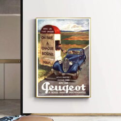poster vintage peugeot 2