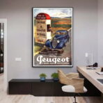 poster vintage peugeot 2