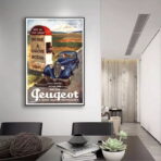 poster vintage peugeot 2