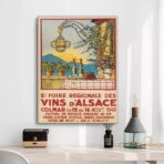poster vintage alsazia