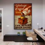 poster vintage coffee