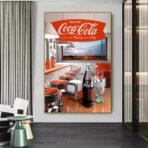 manifesto vintage della coca cola 2