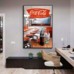 manifesto vintage della coca cola 2