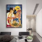 poster vintage delle hawaii