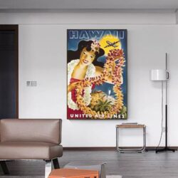 poster vintage delle hawaii