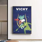 poster vintage a quadretti