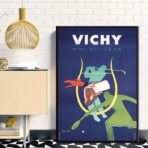 poster vintage a quadretti