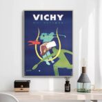 poster vintage a quadretti