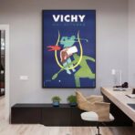 poster vintage a quadretti