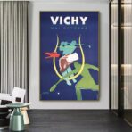 poster vintage a quadretti