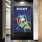 poster vintage a quadretti