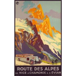 poster della route des alpes
