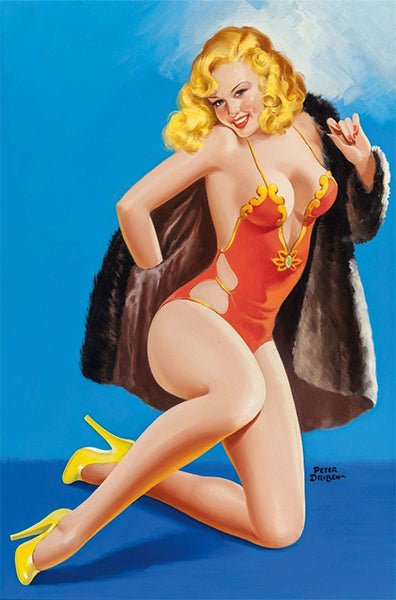 histoire des pin-up poster vintage pin-up