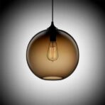 sospensione globo vetro colore