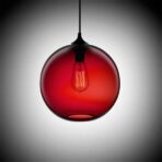 sospensione globo vetro colore