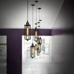 lampadario sospensione industriale