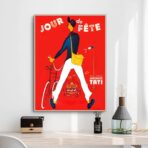 jacques tati poster vacanze