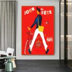 jacques tati poster vacanze