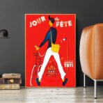 jacques tati poster vacanze