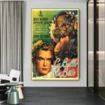 poster la bella e la bestia cocteau