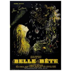 poster la bella e la bestia jean cocteau