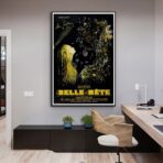 poster la bella e la bestia jean cocteau