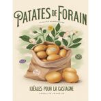 poster di patate da fiera