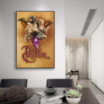 poster in cristallo scuro