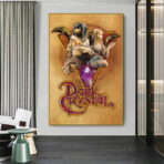 poster in cristallo scuro