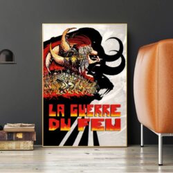 il poster di guerra del fuoco