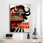 il poster di guerra del fuoco