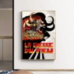 il poster di guerra del fuoco