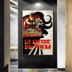 il poster di guerra del fuoco