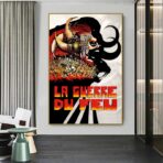 il poster di guerra del fuoco