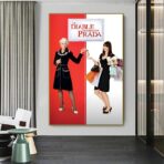 il poster del film il diavolo veste di prada
