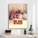 un poster con una borsa di biglie