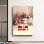 un poster con una borsa di biglie