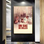 un poster con una borsa di biglie