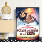 poster del viaggio al centro della terra