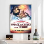 poster del viaggio al centro della terra