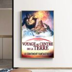 poster del viaggio al centro della terra