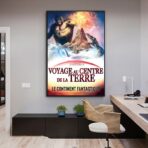 poster del viaggio al centro della terra