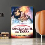 poster del viaggio al centro della terra