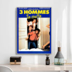 poster 3 uomini e un cestino