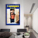 poster 3 uomini e un cestino