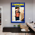 poster 3 uomini e un cestino
